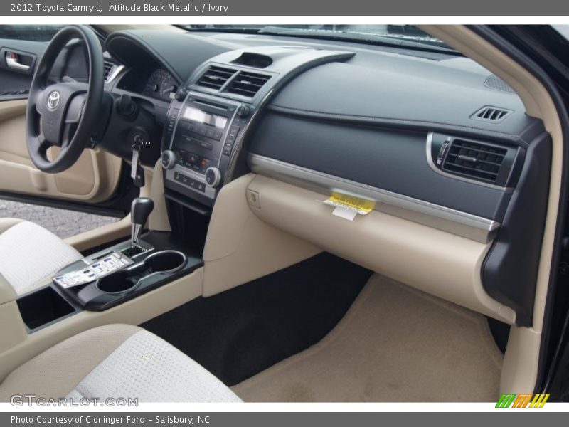 Attitude Black Metallic / Ivory 2012 Toyota Camry L