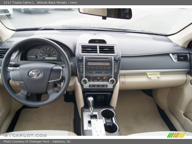 Attitude Black Metallic / Ivory 2012 Toyota Camry L