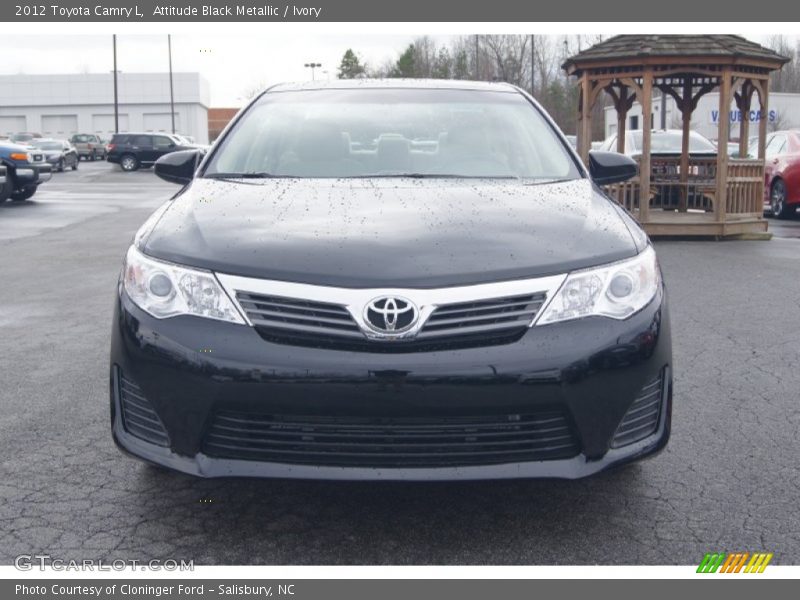Attitude Black Metallic / Ivory 2012 Toyota Camry L