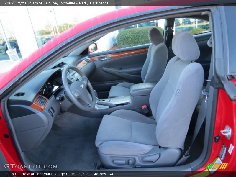 Absolutely Red / Dark Stone 2007 Toyota Solara SLE Coupe