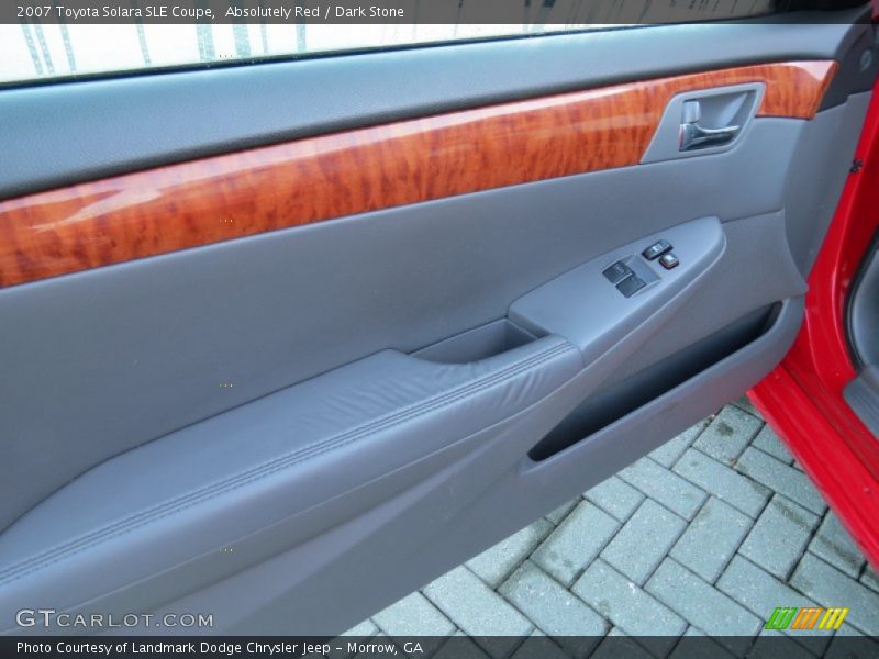 Absolutely Red / Dark Stone 2007 Toyota Solara SLE Coupe