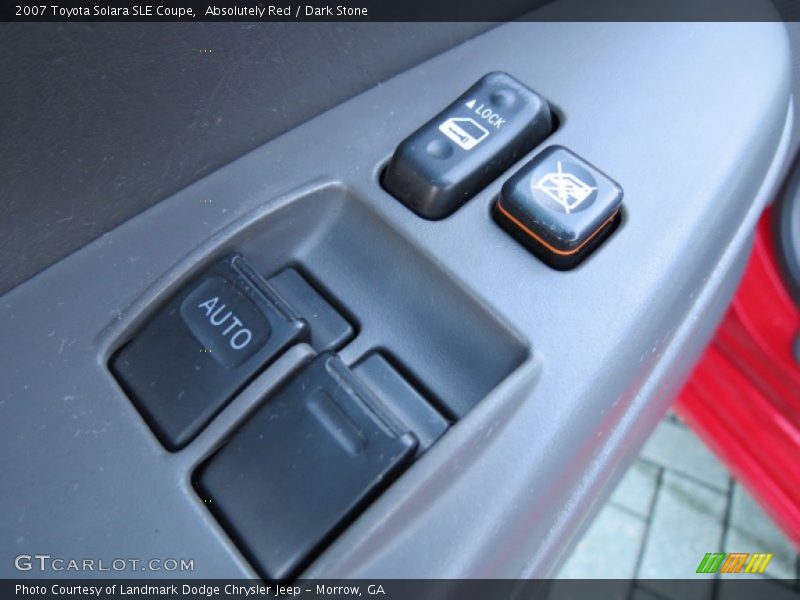 Absolutely Red / Dark Stone 2007 Toyota Solara SLE Coupe