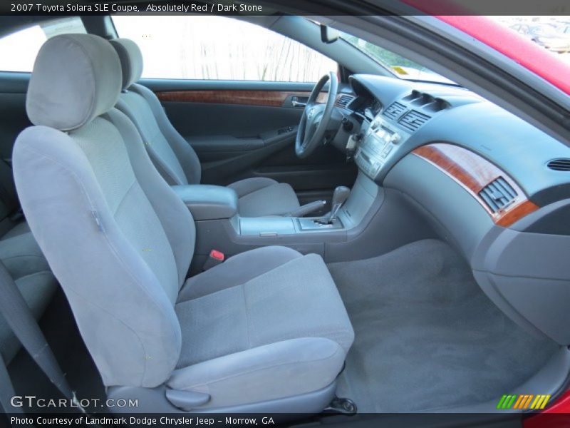 Absolutely Red / Dark Stone 2007 Toyota Solara SLE Coupe