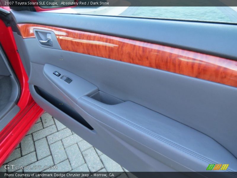 Absolutely Red / Dark Stone 2007 Toyota Solara SLE Coupe