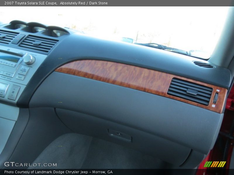 Absolutely Red / Dark Stone 2007 Toyota Solara SLE Coupe