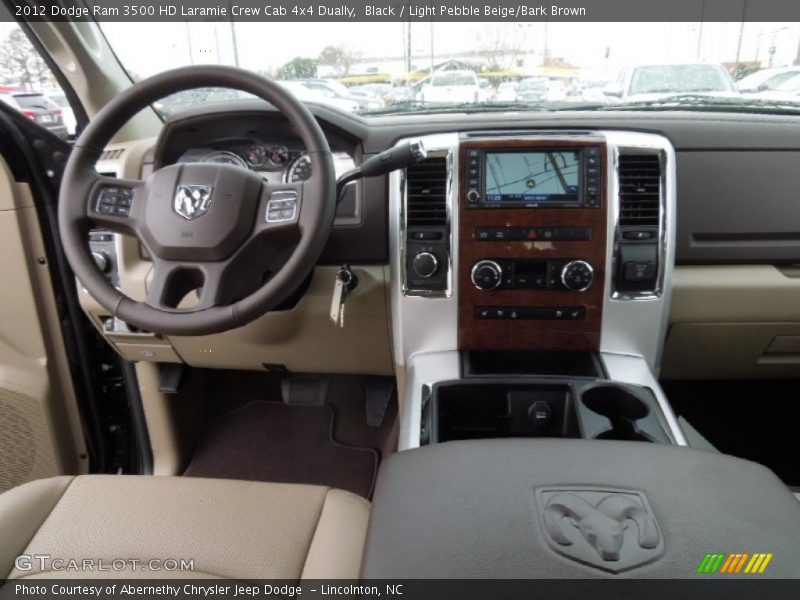 Dashboard of 2012 Ram 3500 HD Laramie Crew Cab 4x4 Dually