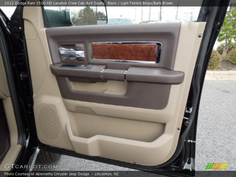 Black / Light Pebble Beige/Bark Brown 2012 Dodge Ram 3500 HD Laramie Crew Cab 4x4 Dually