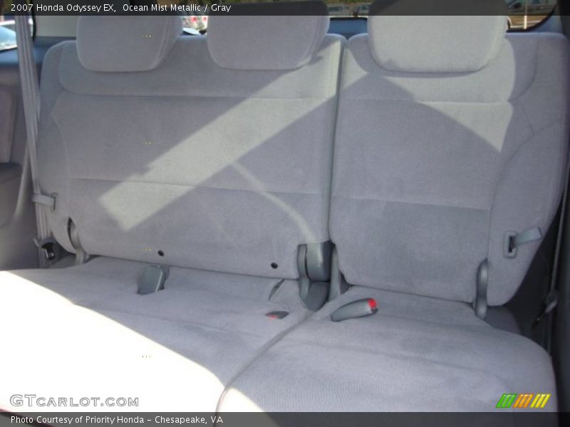 Ocean Mist Metallic / Gray 2007 Honda Odyssey EX