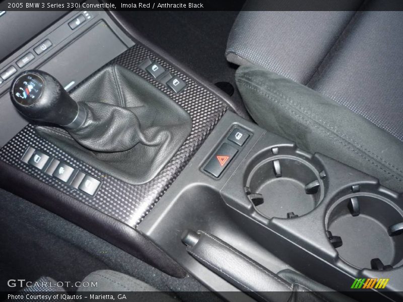 Imola Red / Anthracite Black 2005 BMW 3 Series 330i Convertible