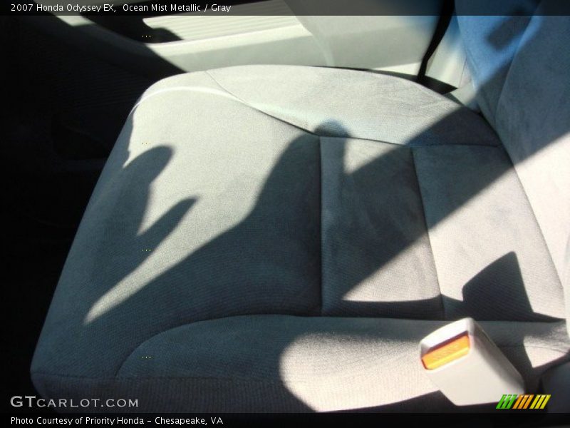Ocean Mist Metallic / Gray 2007 Honda Odyssey EX
