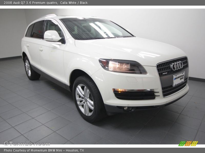 Calla White / Black 2008 Audi Q7 3.6 Premium quattro