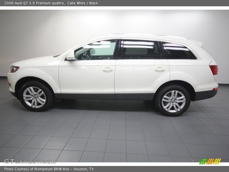 Calla White / Black 2008 Audi Q7 3.6 Premium quattro