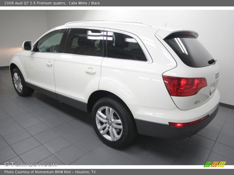 Calla White / Black 2008 Audi Q7 3.6 Premium quattro