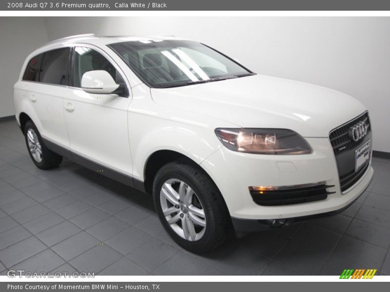 Calla White / Black 2008 Audi Q7 3.6 Premium quattro