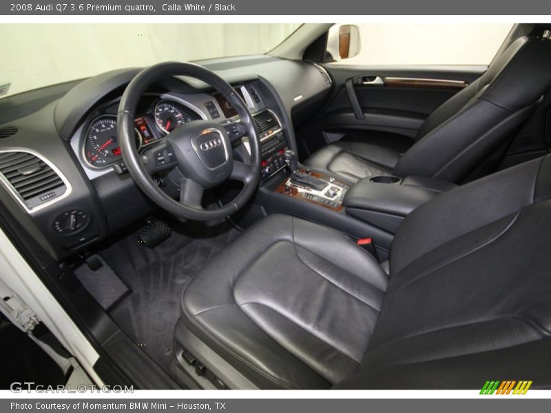 Calla White / Black 2008 Audi Q7 3.6 Premium quattro