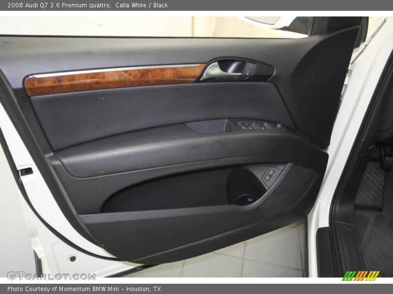 Calla White / Black 2008 Audi Q7 3.6 Premium quattro