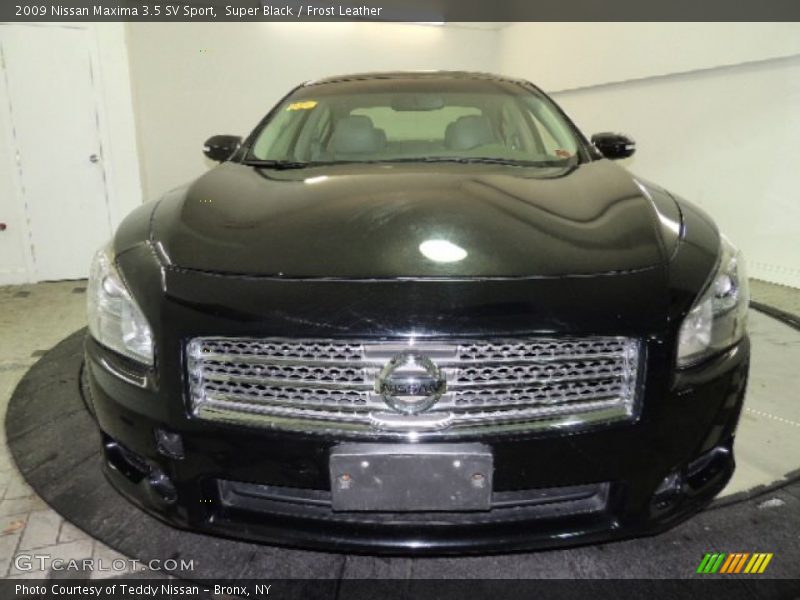 Super Black / Frost Leather 2009 Nissan Maxima 3.5 SV Sport