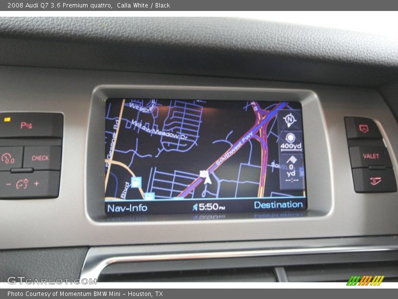 Calla White / Black 2008 Audi Q7 3.6 Premium quattro