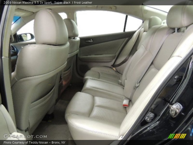 Super Black / Frost Leather 2009 Nissan Maxima 3.5 SV Sport