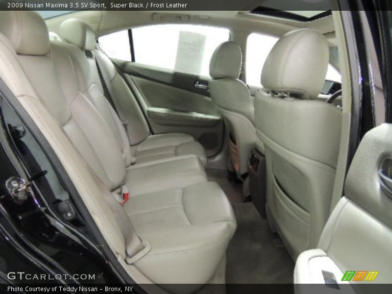 Super Black / Frost Leather 2009 Nissan Maxima 3.5 SV Sport