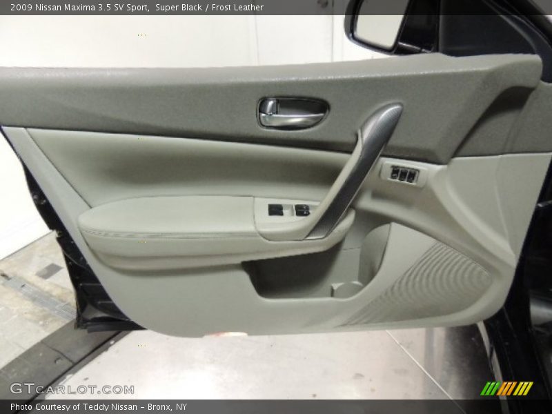 Super Black / Frost Leather 2009 Nissan Maxima 3.5 SV Sport