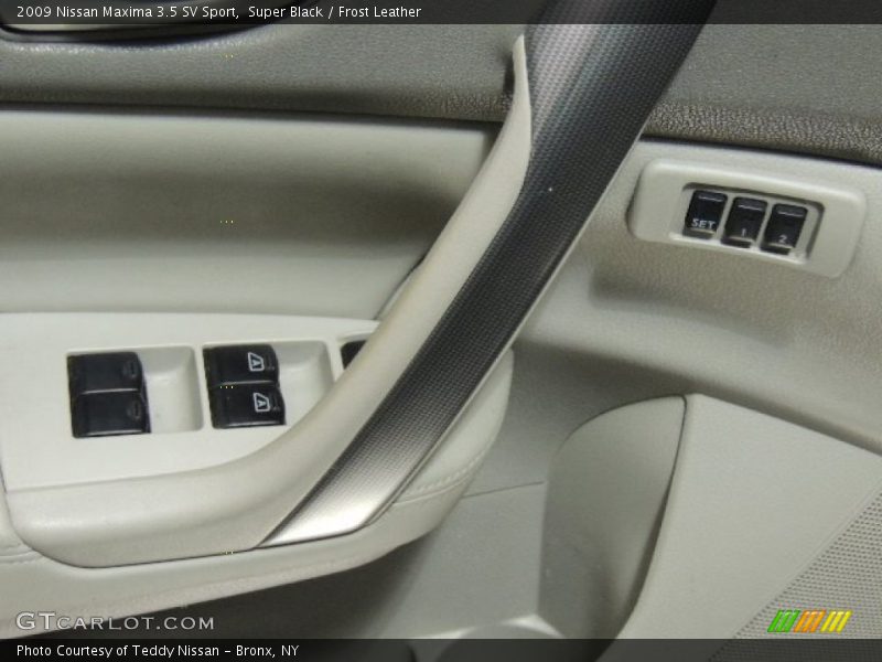 Super Black / Frost Leather 2009 Nissan Maxima 3.5 SV Sport