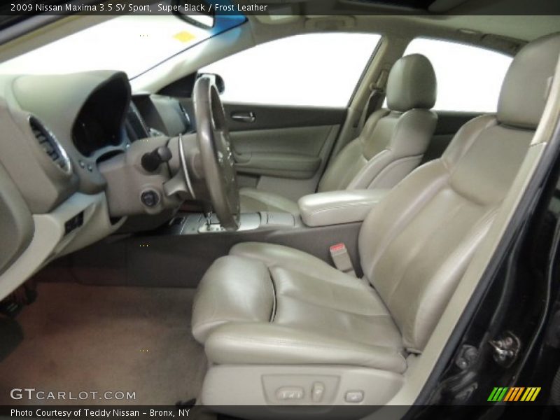 Super Black / Frost Leather 2009 Nissan Maxima 3.5 SV Sport