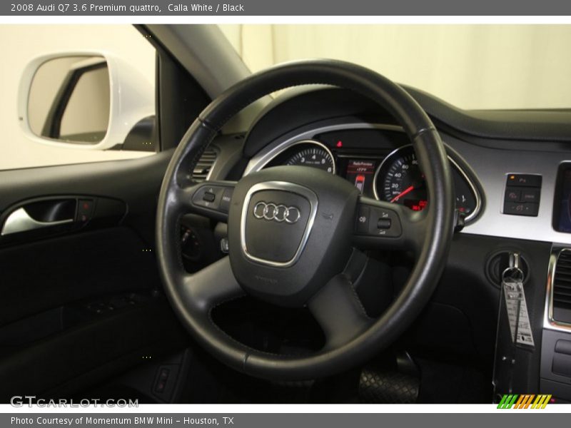 Calla White / Black 2008 Audi Q7 3.6 Premium quattro