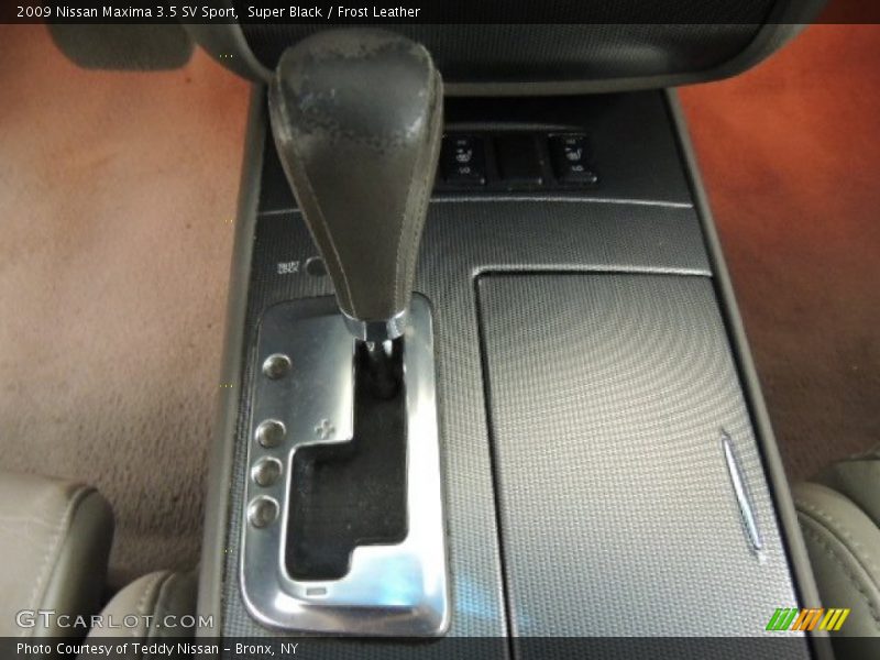 Super Black / Frost Leather 2009 Nissan Maxima 3.5 SV Sport