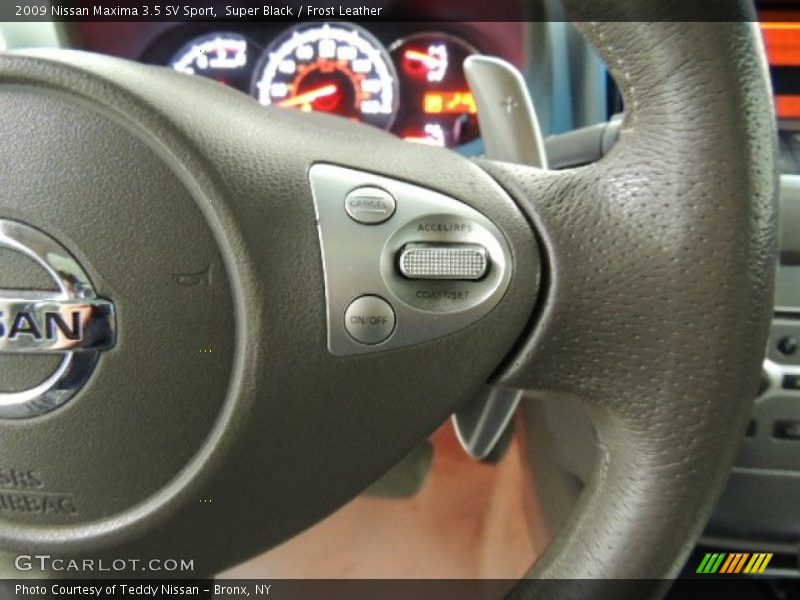 Super Black / Frost Leather 2009 Nissan Maxima 3.5 SV Sport