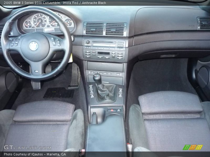 Imola Red / Anthracite Black 2005 BMW 3 Series 330i Convertible