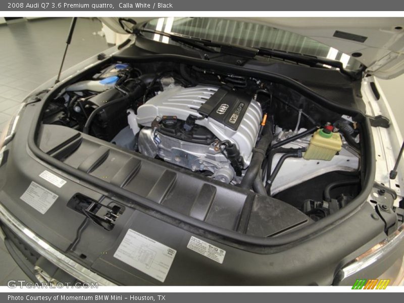 Calla White / Black 2008 Audi Q7 3.6 Premium quattro