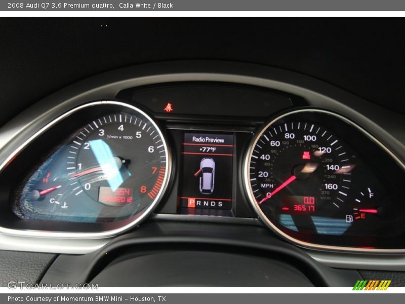 Calla White / Black 2008 Audi Q7 3.6 Premium quattro