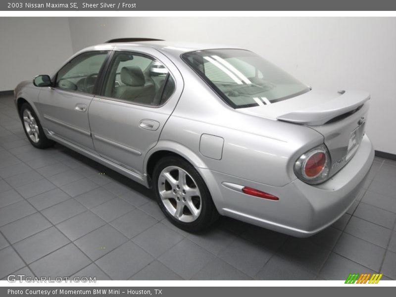 Sheer Silver / Frost 2003 Nissan Maxima SE