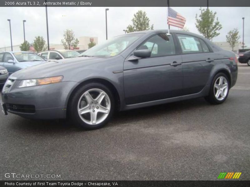 Anthracite Metallic / Ebony 2006 Acura TL 3.2