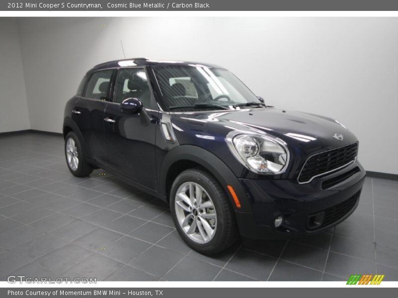 Cosmic Blue Metallic / Carbon Black 2012 Mini Cooper S Countryman
