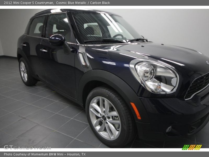 Cosmic Blue Metallic / Carbon Black 2012 Mini Cooper S Countryman