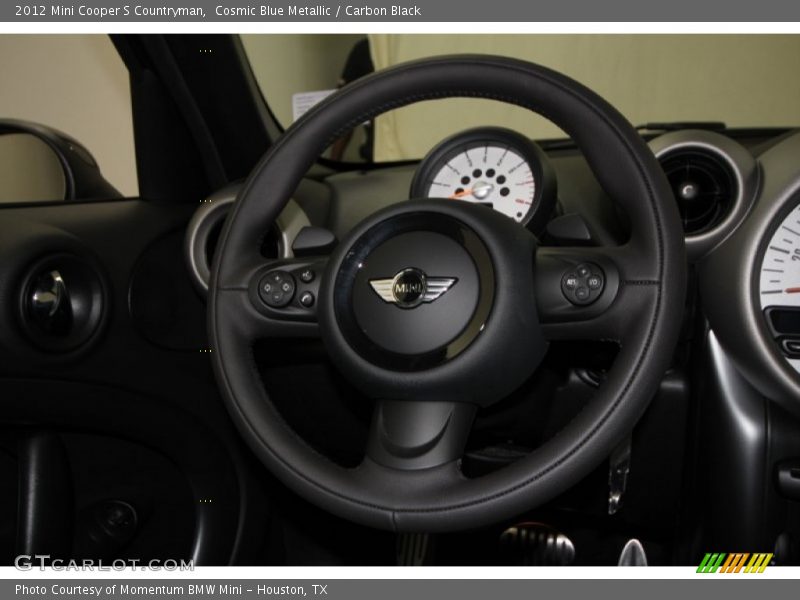 Cosmic Blue Metallic / Carbon Black 2012 Mini Cooper S Countryman