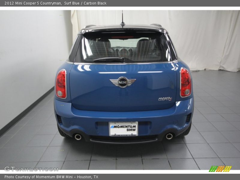 Surf Blue / Carbon Black 2012 Mini Cooper S Countryman