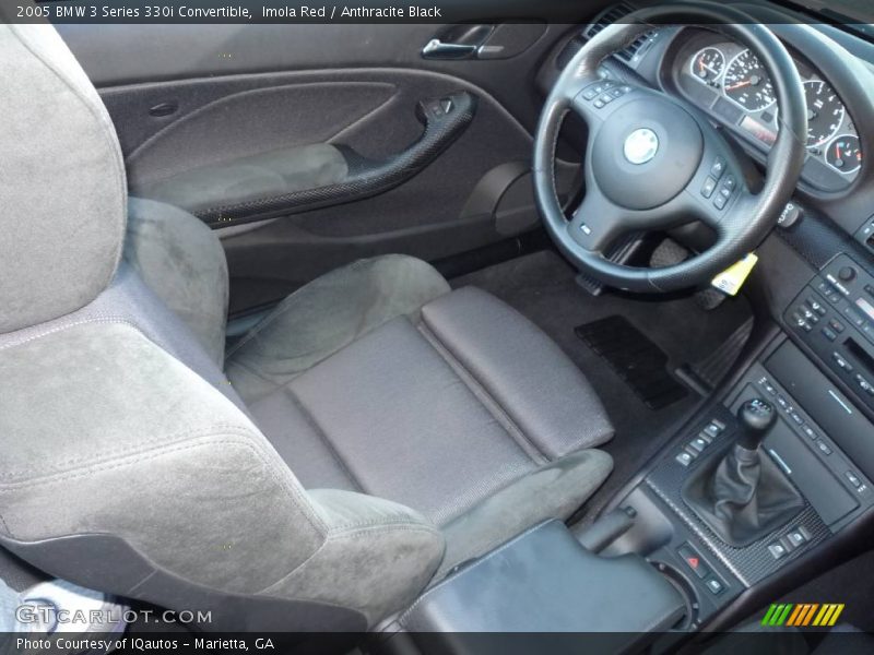 Imola Red / Anthracite Black 2005 BMW 3 Series 330i Convertible