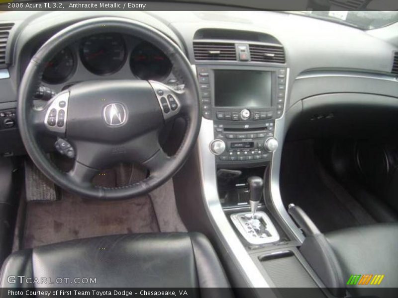 Anthracite Metallic / Ebony 2006 Acura TL 3.2