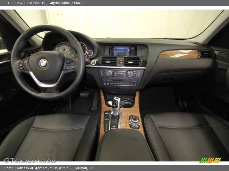 Alpine White / Black 2012 BMW X3 xDrive 35i