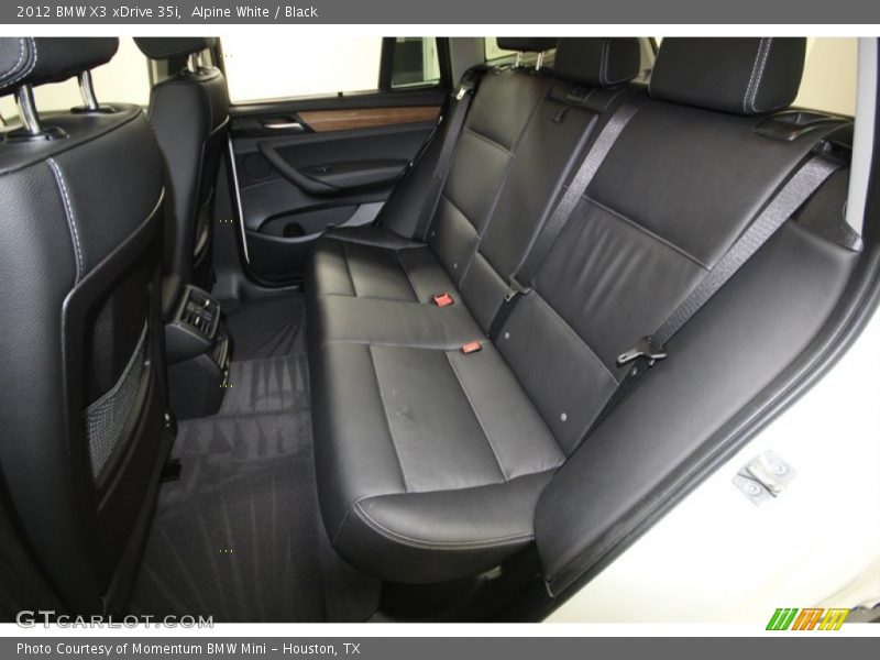 Alpine White / Black 2012 BMW X3 xDrive 35i