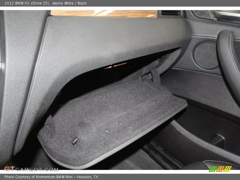 Alpine White / Black 2012 BMW X3 xDrive 35i