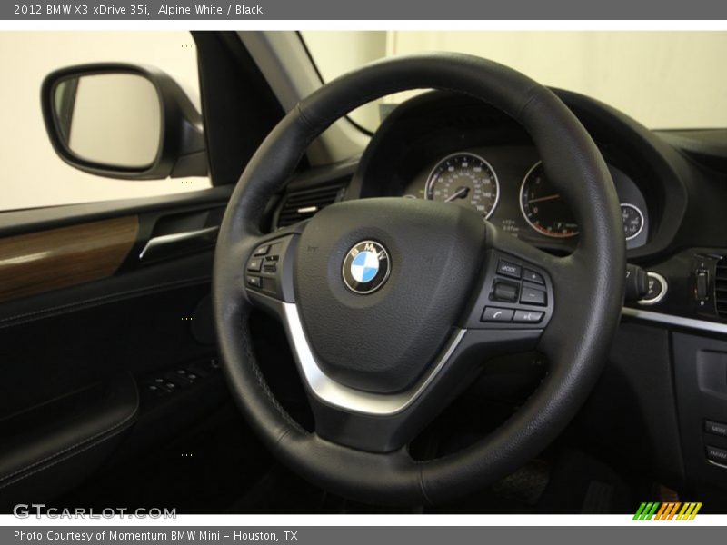 Alpine White / Black 2012 BMW X3 xDrive 35i