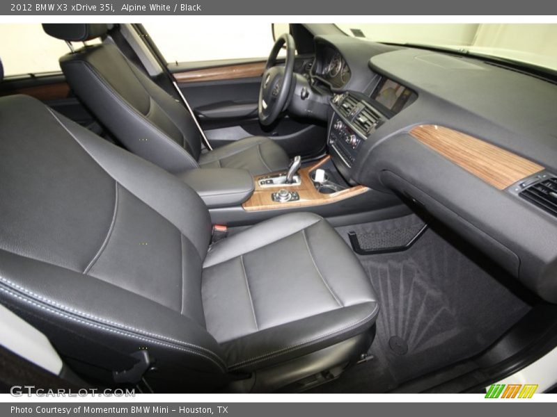 Alpine White / Black 2012 BMW X3 xDrive 35i