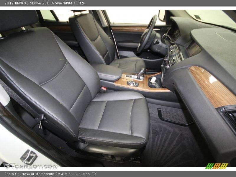 Alpine White / Black 2012 BMW X3 xDrive 35i