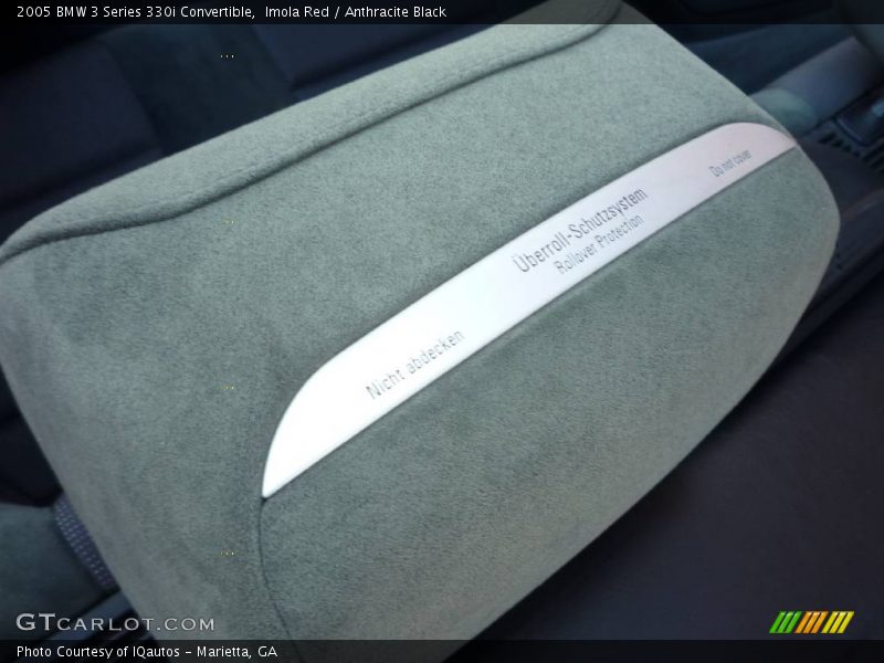 Imola Red / Anthracite Black 2005 BMW 3 Series 330i Convertible