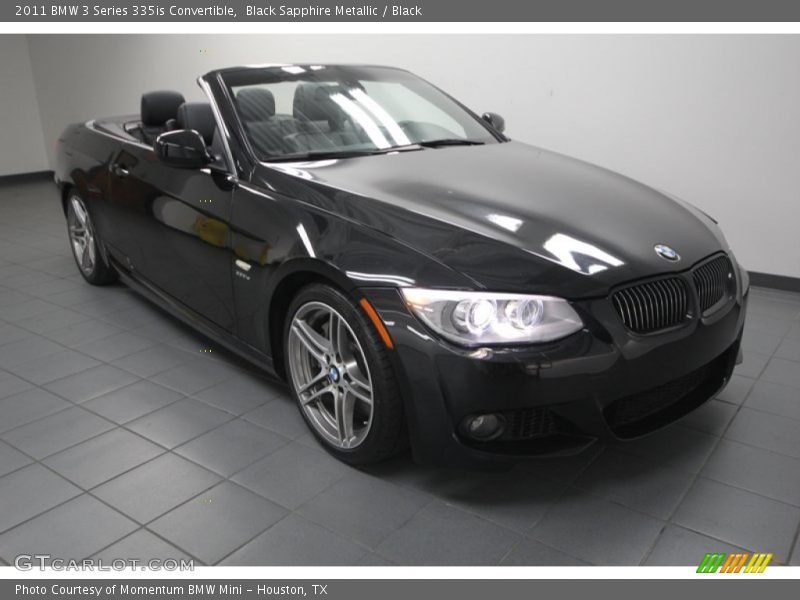 Front 3/4 View of 2011 3 Series 335is Convertible