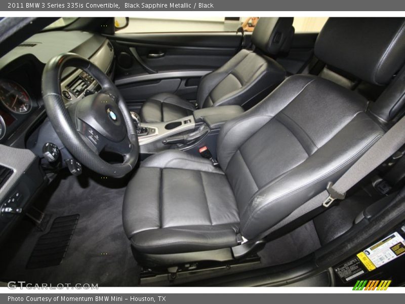 Front Seat of 2011 3 Series 335is Convertible